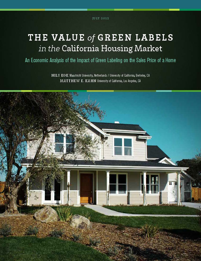 Value of Green Rated Homes Report